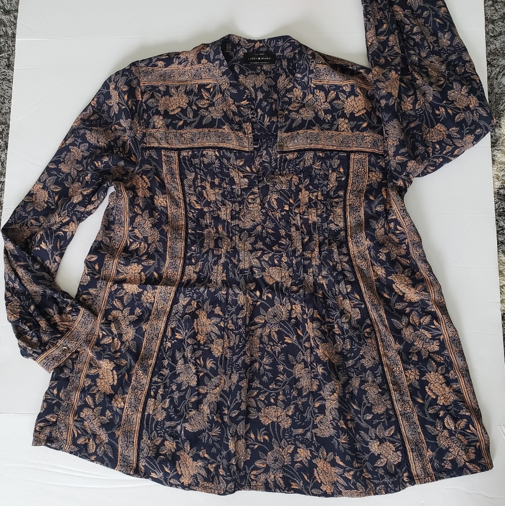 LUCKY BRAND LONG SLEEVE TOP - Picture 4 of 10